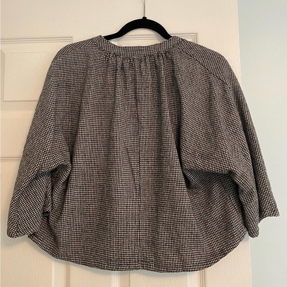 💥SOLD💥 NWT esby apparel lily top in mockingbird houndstooth - Picture 2 of 6